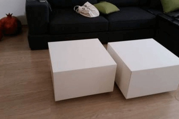 שולחן סלון דגם קוביות