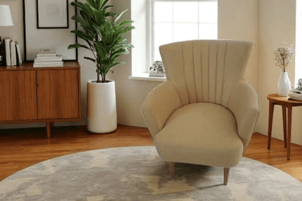 כורסא מעוצבת דגם מניפה