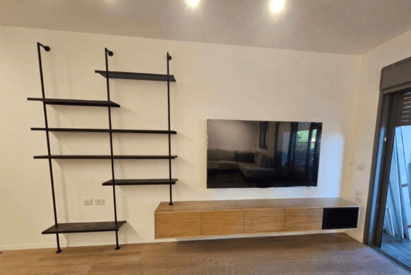 מזנון רגיל בשילוב ספריה דגם דניאלה